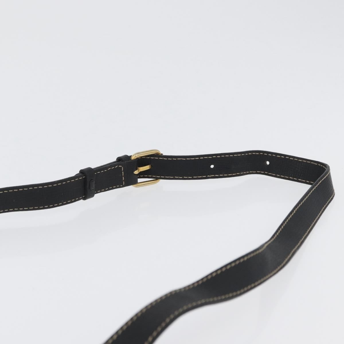 Celine Circle Logo Shoulder Bag Leather, BLACK, LEATHER, Shoulder bag