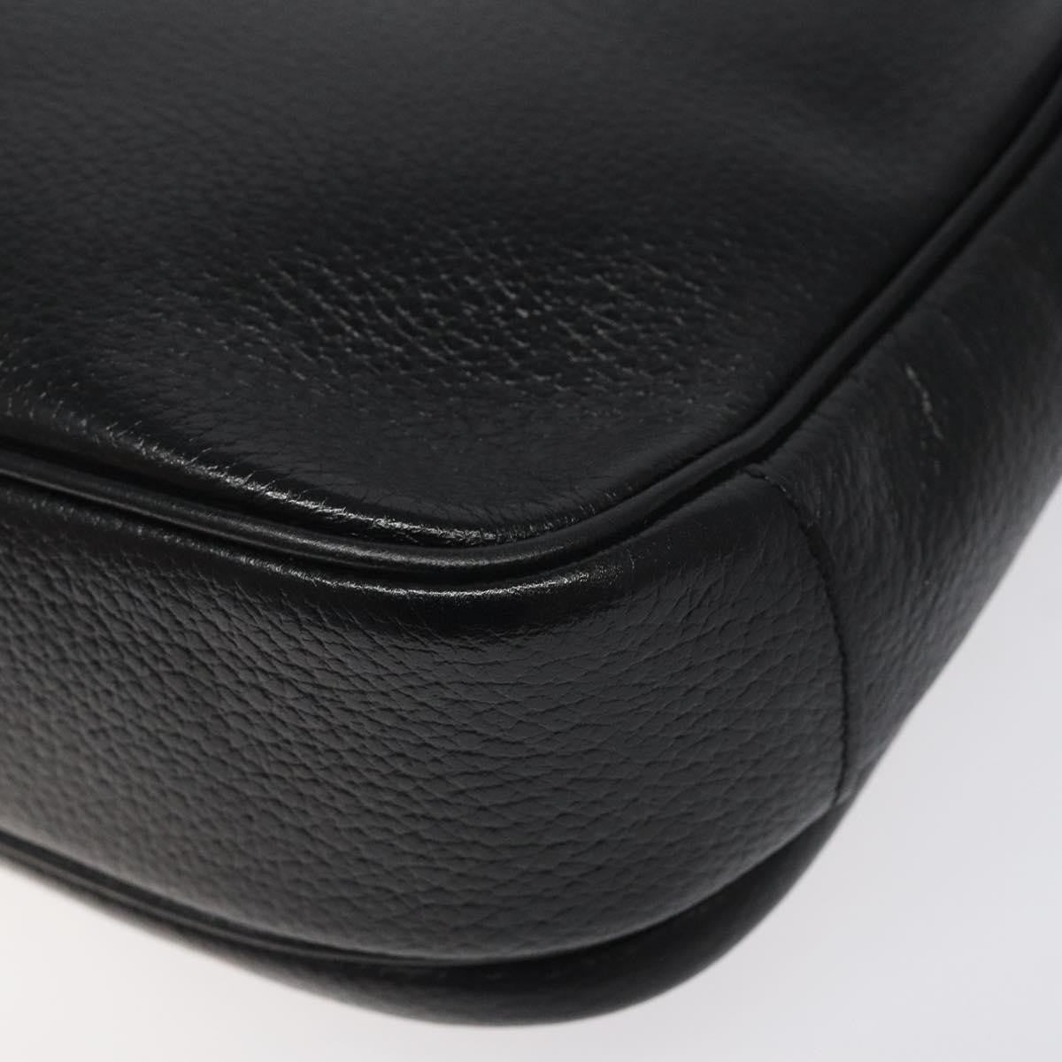 Burberry Flap Shoulder Bag Leather, BLACK, LEATHER, Shoulder bag