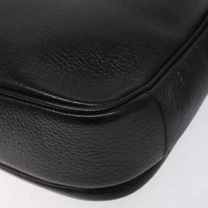 Burberry Flap Shoulder Bag Leather, BLACK, LEATHER, Shoulder bag