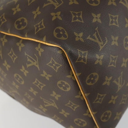 Louis Vuitton Keepall Bag Monogram Canvas, BROWN, CANVAS, Travel bag
