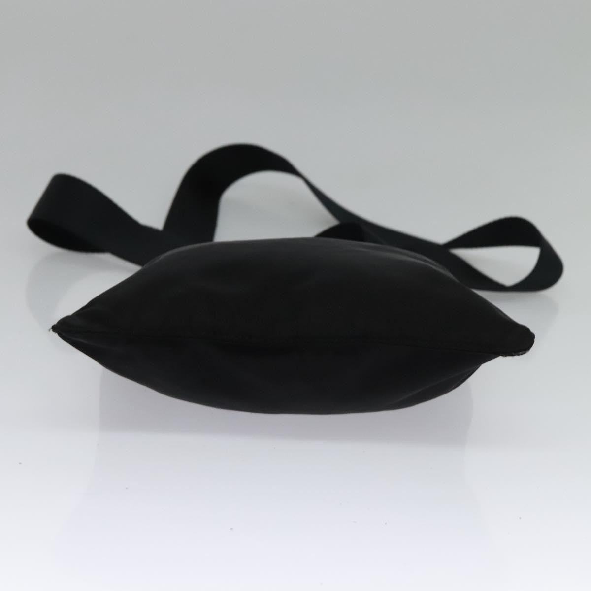 Prada Front Pocket Messenger Bag Tessuto, Black, Nylon, Shoulder Bag
