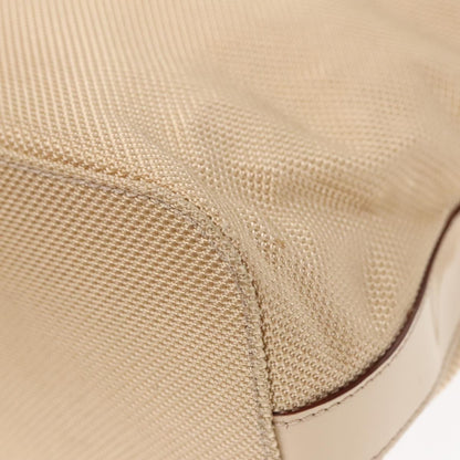 Celine Vintage Shoulder Bag Canvas, BEIGE, CANVAS, Shoulder bag