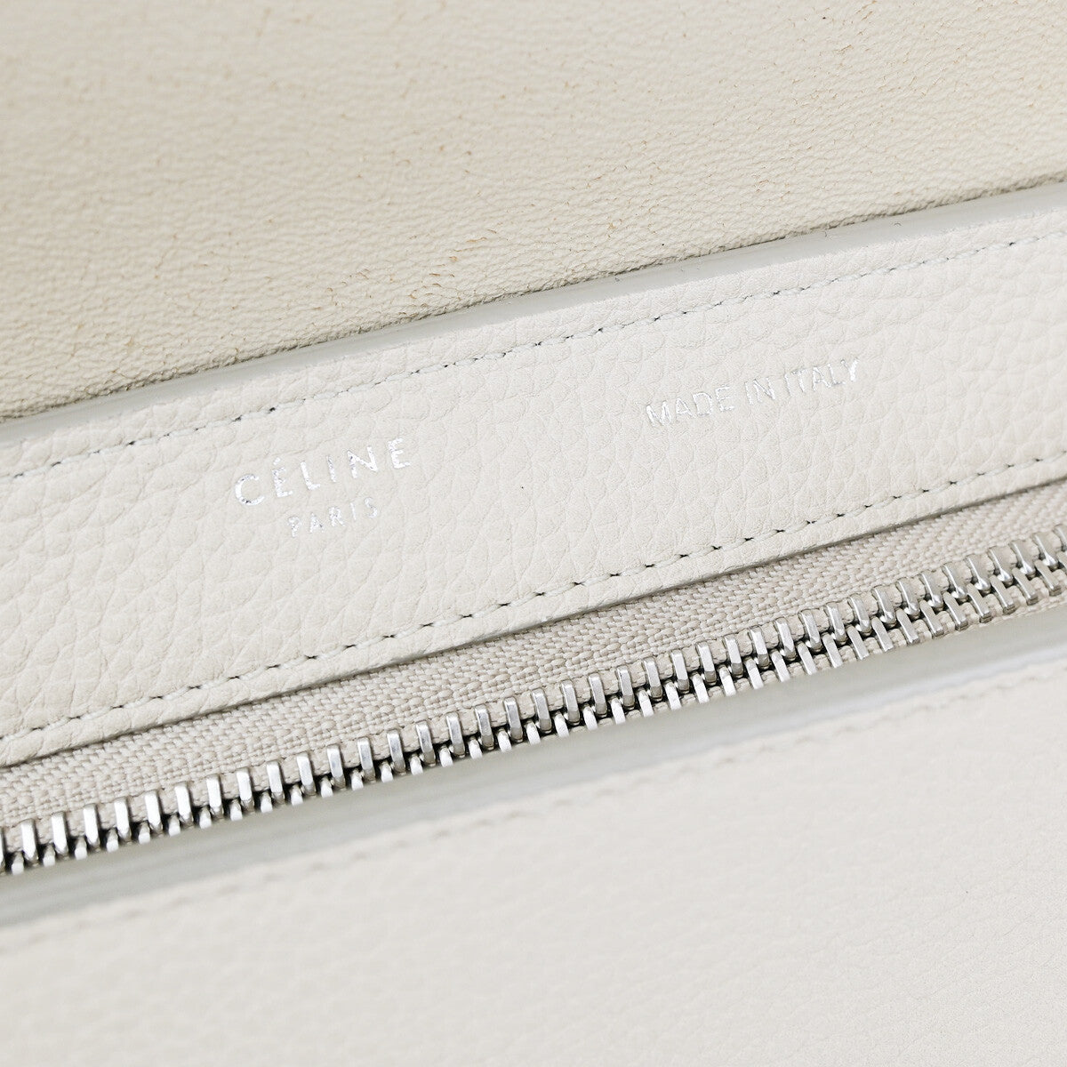 Celine Trapeze Bag Leather, BEIGE, LEATHER, Handbag