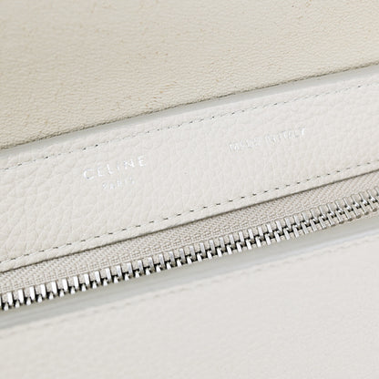 Celine Trapeze Bag Leather, BEIGE, LEATHER, Handbag