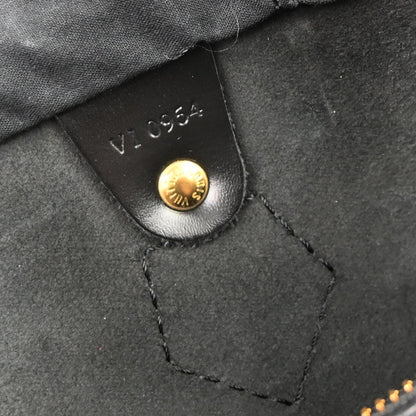 Louis Vuitton Speedy Handbag Epi Leather, BLACK, LEATHER, Handbag