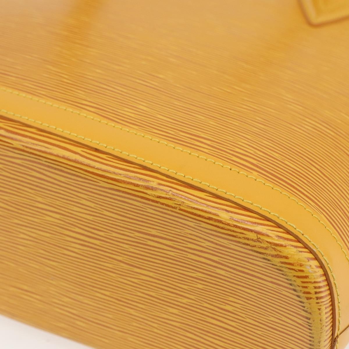 Louis Vuitton Lussac Handbag Epi Leather, YELLOW, LEATHER, Shoulder bag