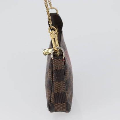 Louis Vuitton Pochette Accessoires Limited Edition Damier, BROWN, CANVAS, Clutche & pouche