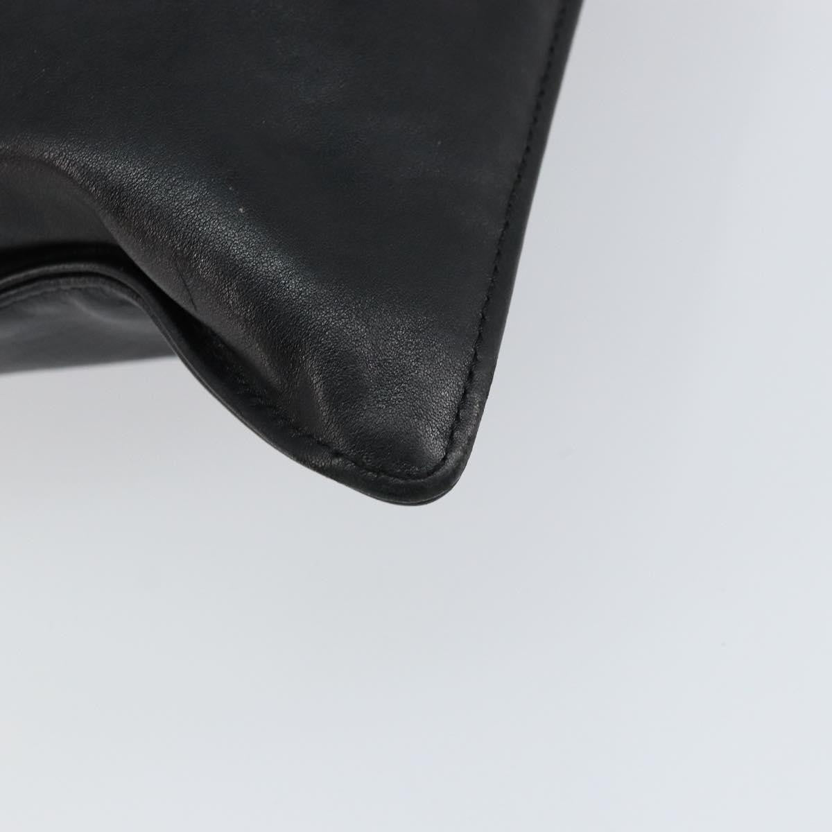 Loewe Vintage Anagram Tote Leather, BLACK, LEATHER, Tote bag