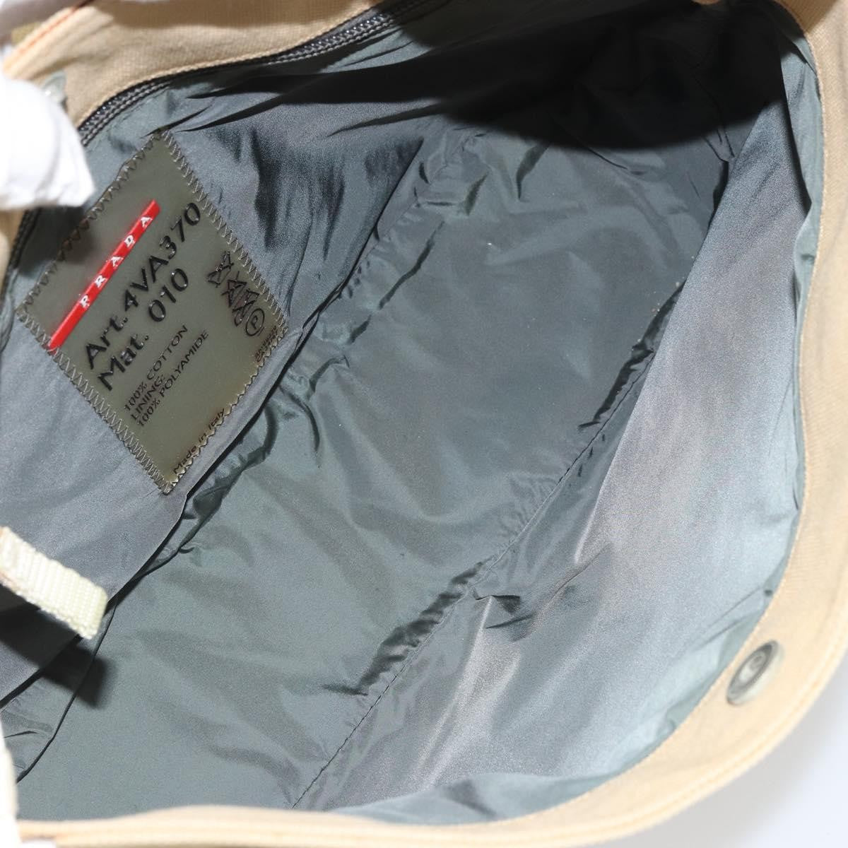 Prada Sport handbag Canvas, Beige, Canvas, Shoulder Bag