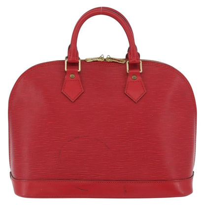 Louis Vuitton Alma Handbag Epi Leather, Red, Leather, Handbag