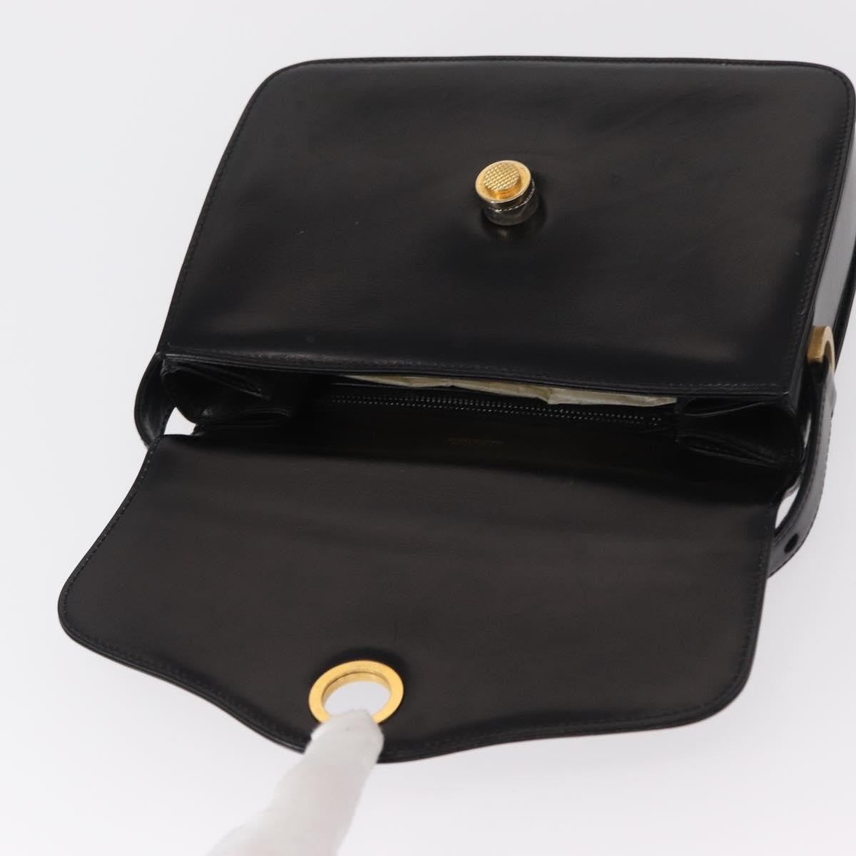 Gucci Vintage Shoulder Bag Leather, BLACK, LEATHER, Shoulder bag