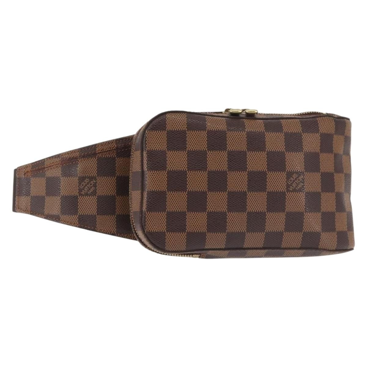 Louis Vuitton Geronimos Waist Bag Damier, Brown, Canvas, Shoulder Bag