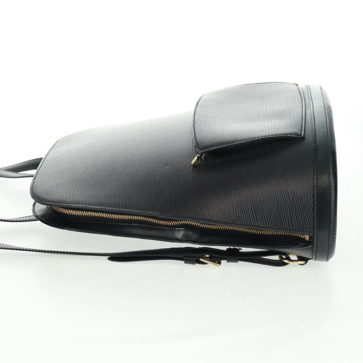Louis Vuitton Gobelins Backpack Epi Leather, BLACK, LEATHER, Backpack