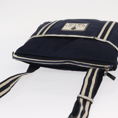 Gucci Vintage Shoulder Bag Nylon, NAVY, NYLON, Shoulder bag