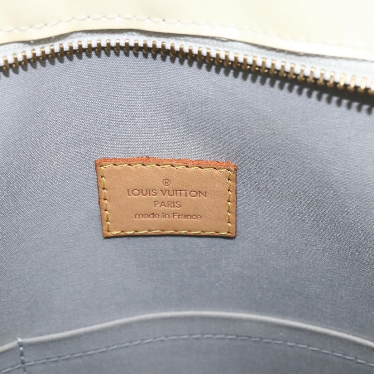 Louis Vuitton Brentwood Handbag Monogram Vernis, BEIGE, PATENT_LEATHER, Tote bag