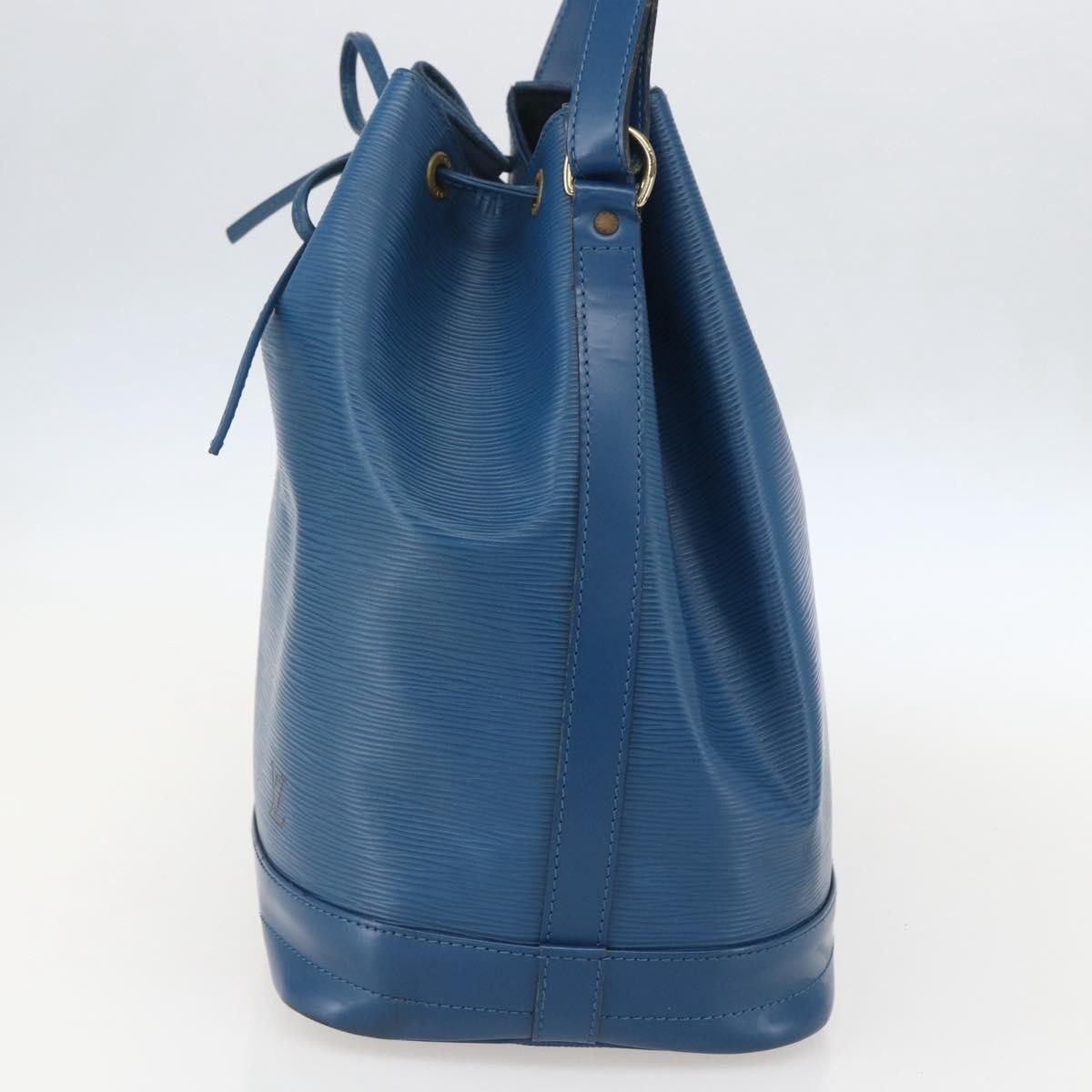 Louis Vuitton Noe Handbag Epi Leather, BLUE, LEATHER, Shoulder bag
