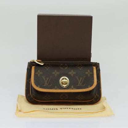 Louis Vuitton Tikal Wristlet Pochette Monogram Canvas, BROWN, CANVAS, Clutche & pouche