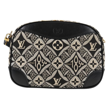 Louis Vuitton Deauville Handbag Limited Edition Since 1854 Monogram Jacquard, BLACK, CANVAS, Shoulder bag