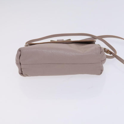 Chloe Lily Shoulder bag Leather, Purple, Leather, Shoulder Bag