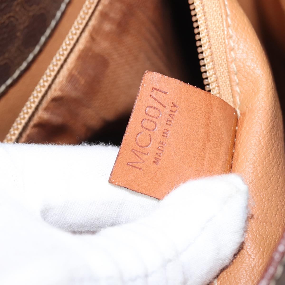 Celine Bucket Bag Triomphe Coated Canvas, BROWN, CANVAS, Tote bag