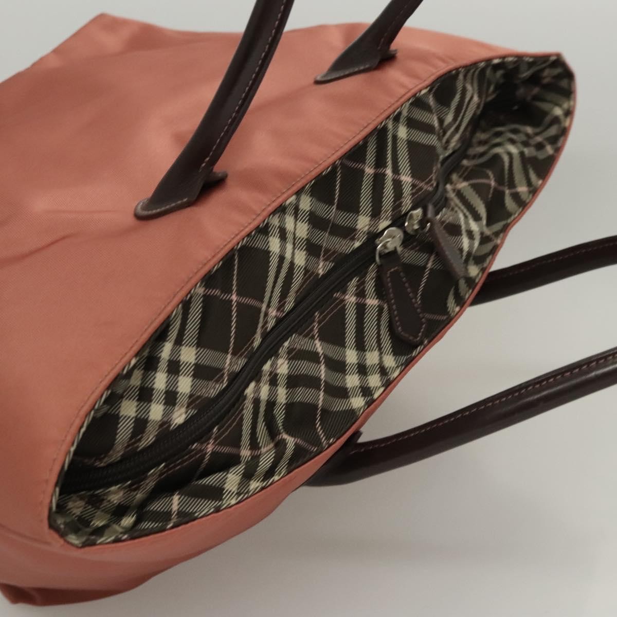 Burberry Nova Check Tote Nylon, PINK, NYLON, Tote bag