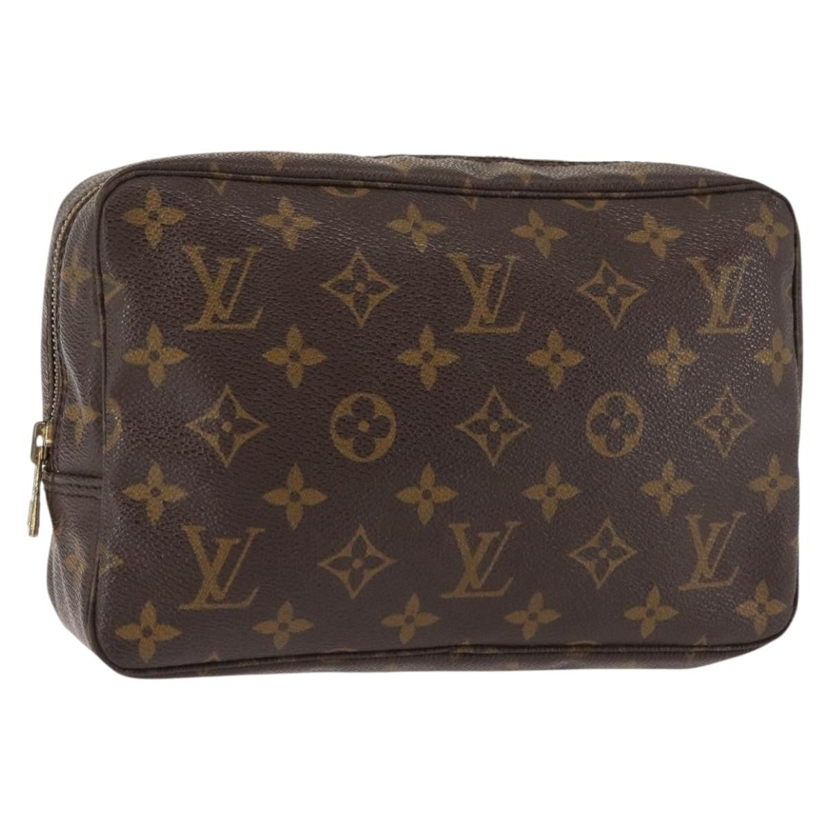 Louis Vuitton Trousse Toilette Monogram Canvas, BROWN, CANVAS, Clutche & pouche