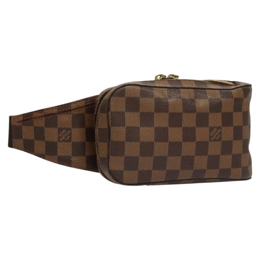 Louis Vuitton Geronimos Waist Bag Damier, BROWN, CANVAS, Travel bag