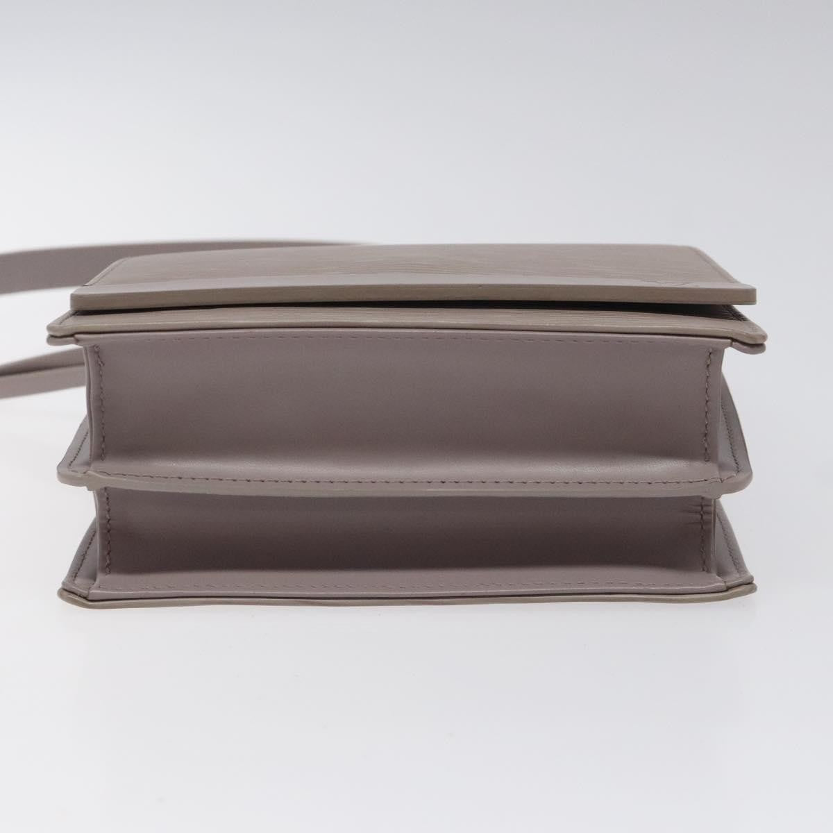 Louis Vuitton Biarritz Shoulder Bag Epi Leather, GRAY, LEATHER, Shoulder bag