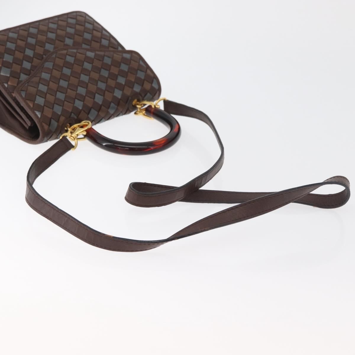 Bottega Veneta Intrecciato Handbag Leather, Brown, Leather, Handbag