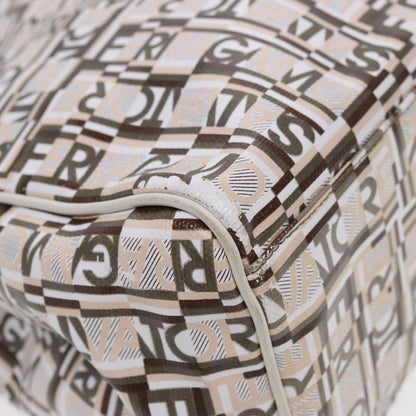 Salvatore Ferragamo Gancini Tote Leather, WHITE, LEATHER, Tote bag