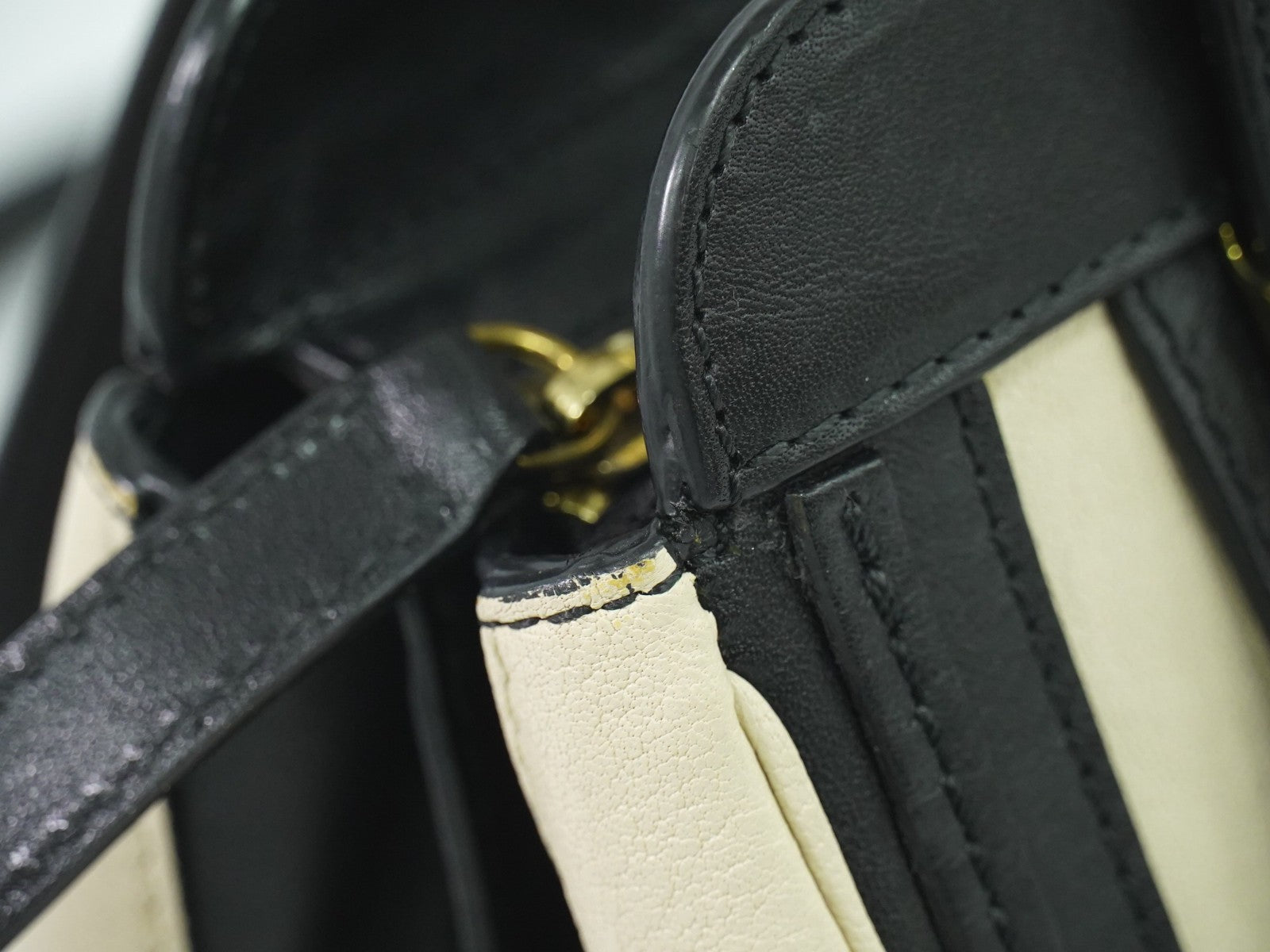 Chloe Alice Satchel Leather, BEIGE, LEATHER, Handbag