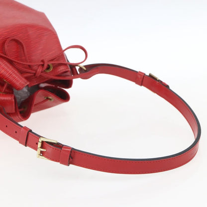 Louis Vuitton Petit Noe Handbag Epi Leather, RED, LEATHER, Shoulder bag