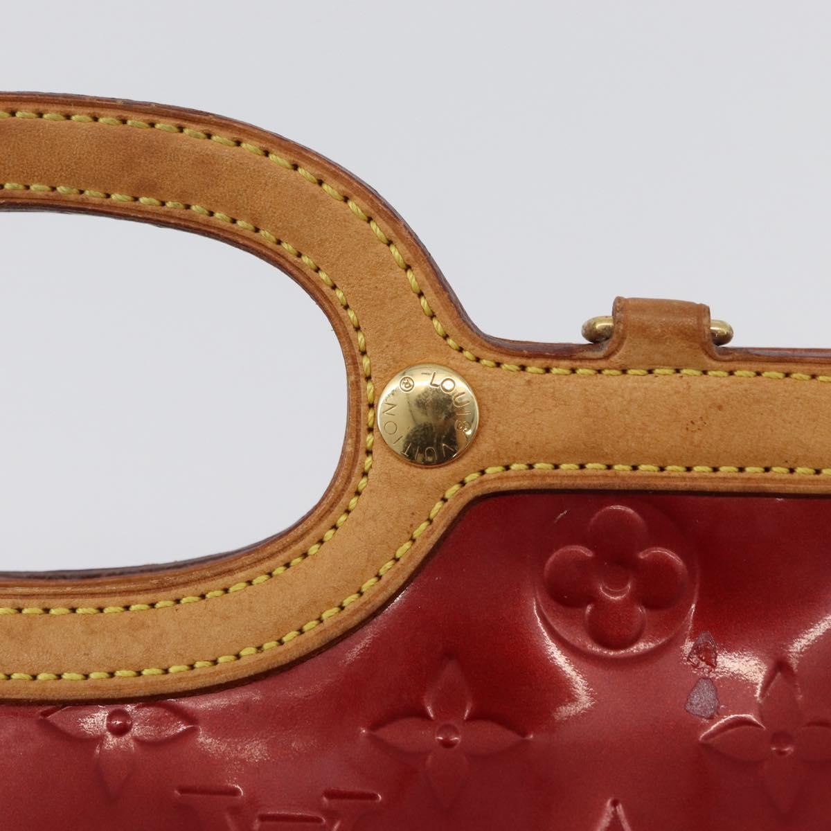 Louis Vuitton Roxbury Drive Handbag Monogram Vernis, RED, PATENT_LEATHER, Handbag