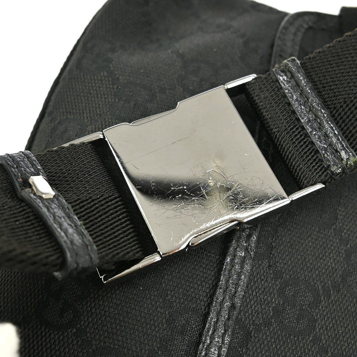 Gucci Vintage Jackie Waist Bag GG Canvas, BLACK, CANVAS, Clutche & pouche