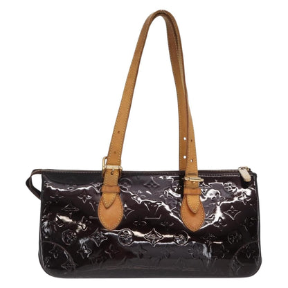 Louis Vuitton Rosewood Avenue Handbag Monogram Vernis, BROWN, PATENT_LEATHER, Shoulder bag