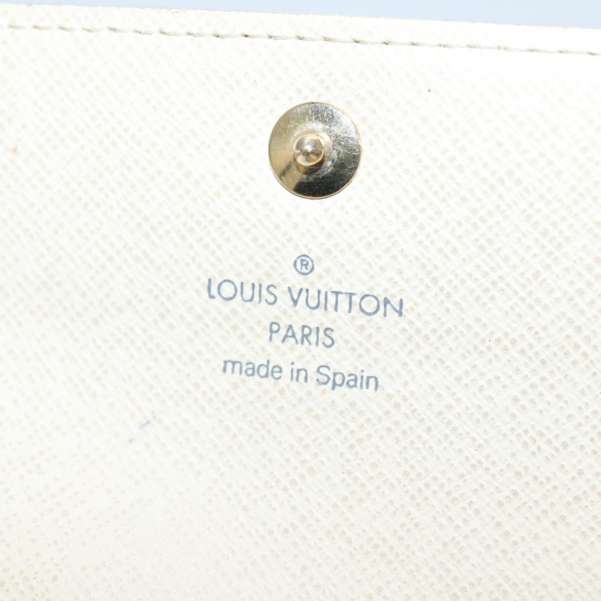 Louis Vuitton Alexandra Wallet Damier, WHITE, CANVAS, Wallets