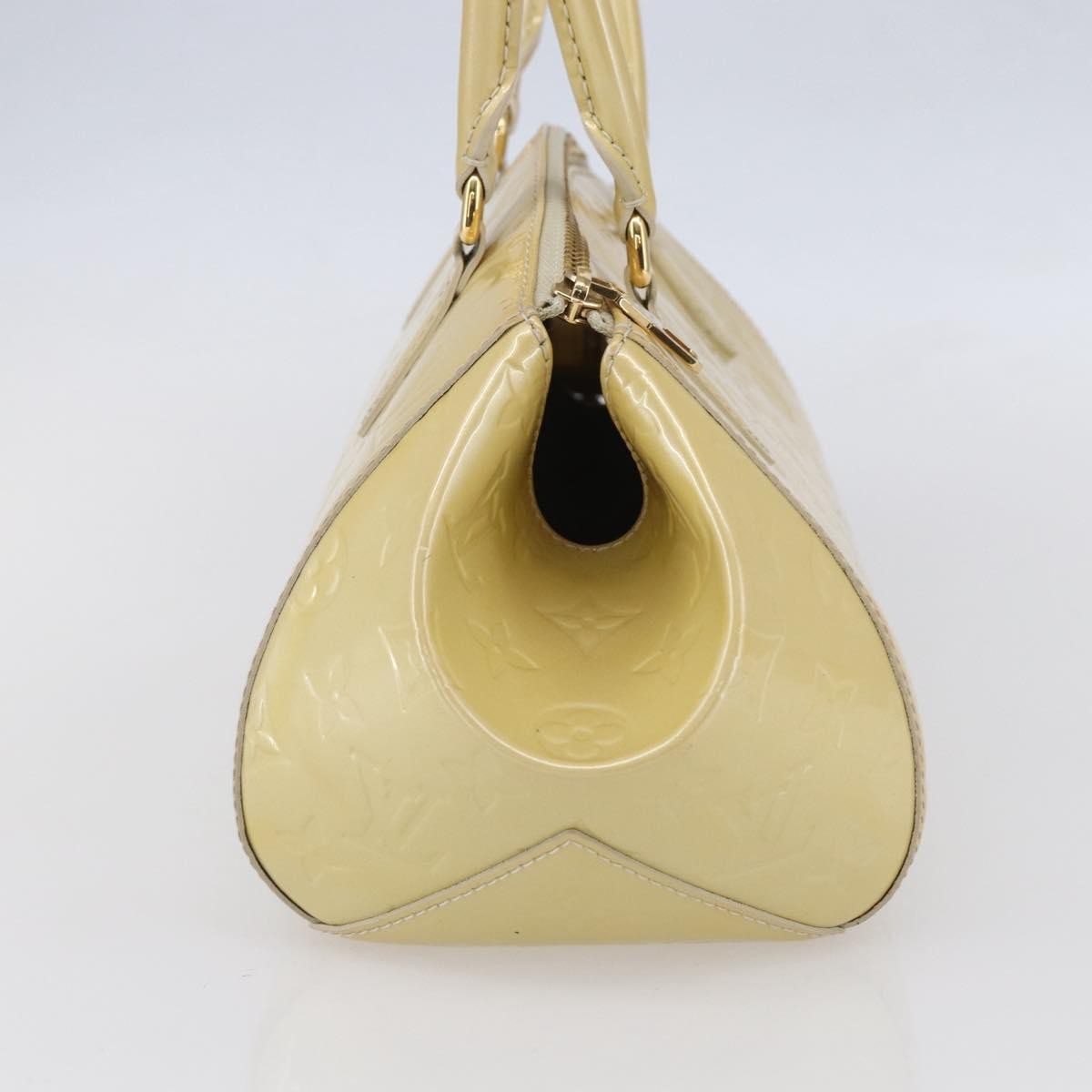 Louis Vuitton Sherwood Handbag Monogram Vernis, BEIGE, PATENT_LEATHER, Handbag