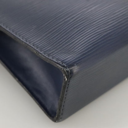 Louis Vuitton Toiletry Pouch Epi Leather, NAVY, LEATHER, Toiletry Case