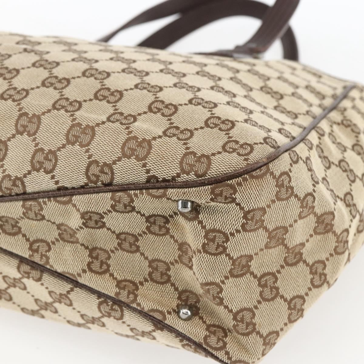 Gucci Vintage Open Tote GG Canvas, BEIGE, CANVAS, Tote bag