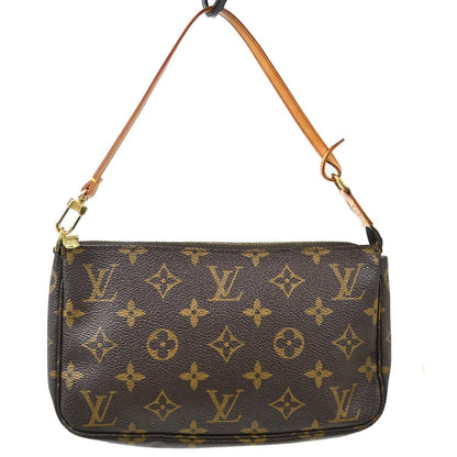 Louis Vuitton Pochette Accessoires NM Monogram Canvas, Brown, Canvas, Clutch