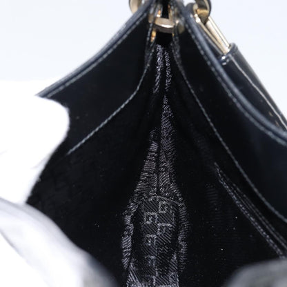 Gucci Jackie Bag Patent Leather, BLACK, PATENT_LEATHER, Shoulder bag