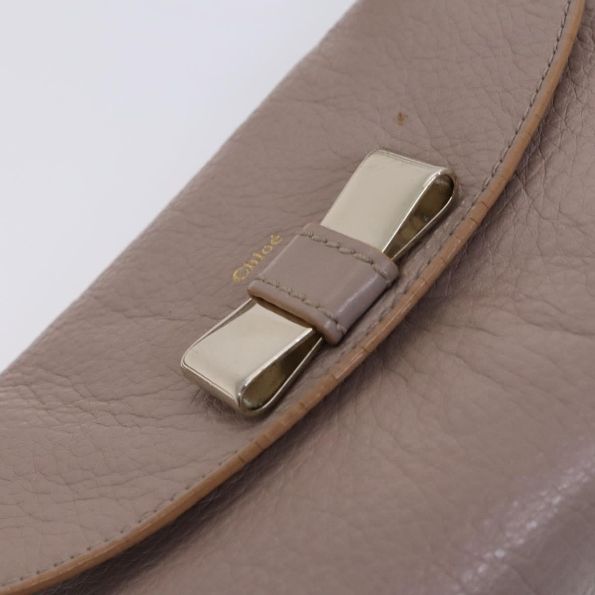 Chloe Lily Shoulder bag Leather, Purple, Leather, Shoulder Bag