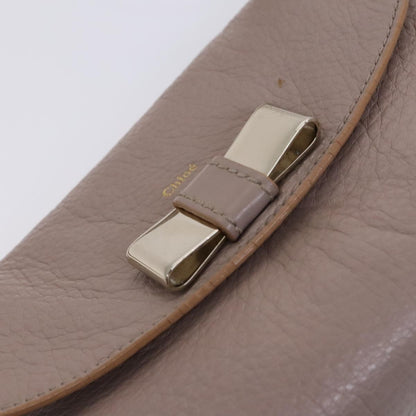 Chloe Lily Shoulder bag Leather, Purple, Leather, Shoulder Bag