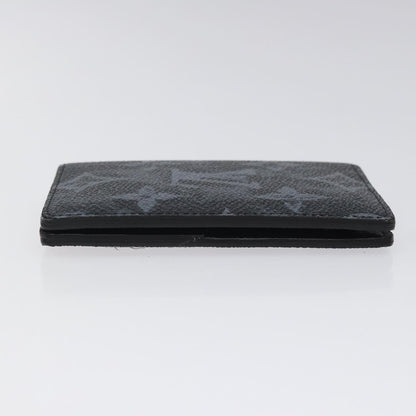 Louis Vuitton Pocket Organizer Limited Edition Monogram Canvas, BLACK, CANVAS, Clutche & pouche