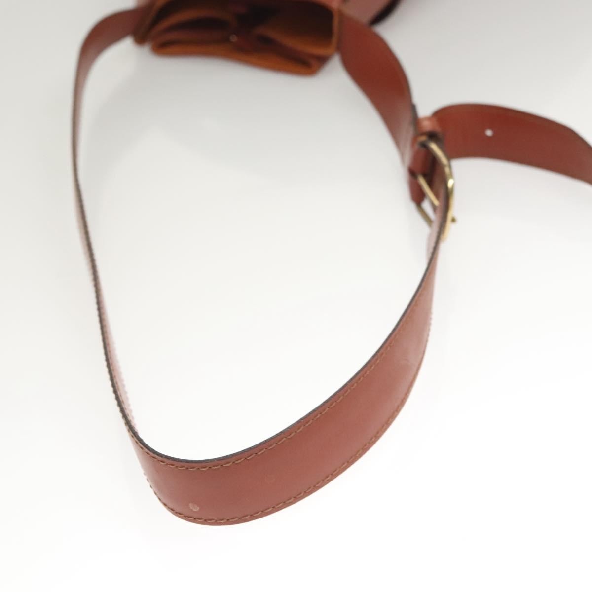 Louis Vuitton Vintage Sac d'Epaule Handbag Epi Leather, BROWN, LEATHER, Handbag