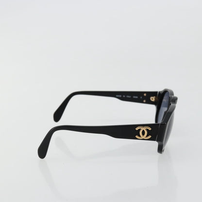 Chanel Logo CC Sunglasses Plastic, Black, Plastic, Sunglasses
