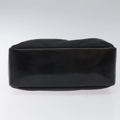 Gucci Bamboo Top Handle Tote Nylon, BLACK, NYLON, Tote bag