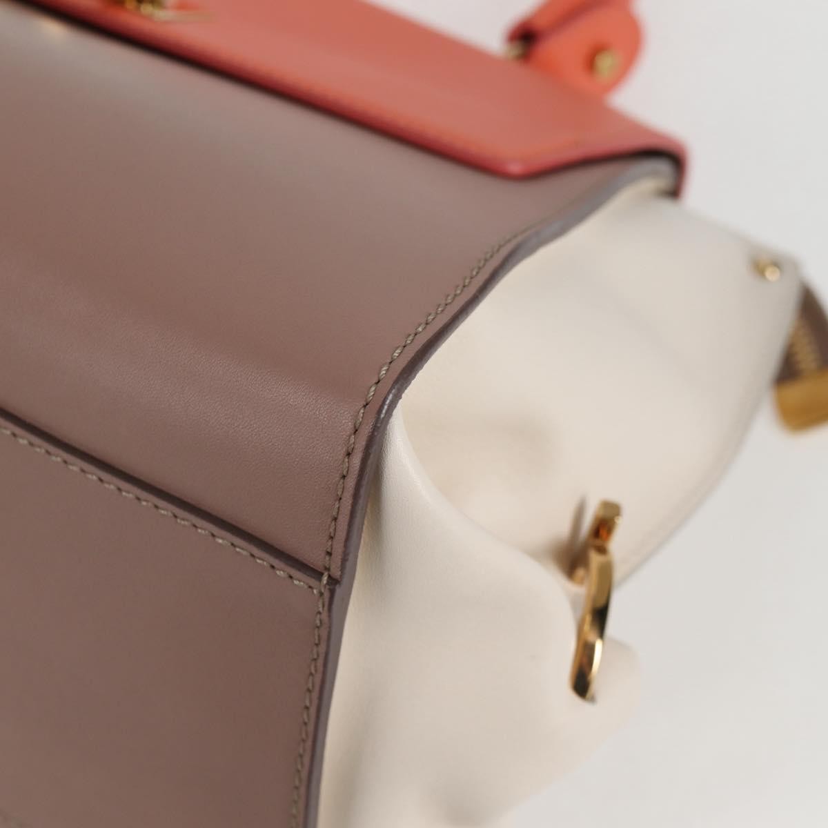 Salvatore Ferragamo Sofia Satchel Leather, PINK, LEATHER, Handbag