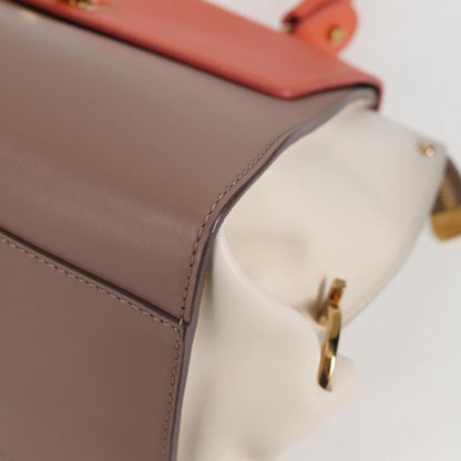 Salvatore Ferragamo Sofia Satchel Leather, PINK, LEATHER, Handbag