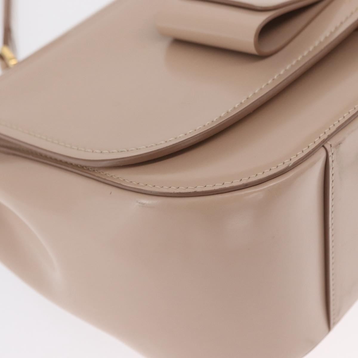 Salvatore Ferragamo Vala Handbag Leather, BEIGE, LEATHER, Handbag